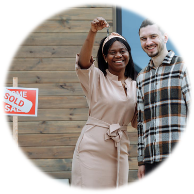 Family with New Home